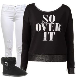 Rock & Republic Pull Over Sweatshirt